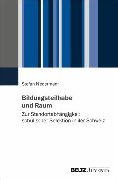 Bildungsteilhabe und Raum - Niedermann, Stefan