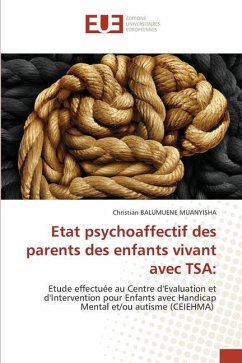 Etat psychoaffectif des parents des enfants vivant avec TSA: - BALUMUENE MUANYISHA, Christian