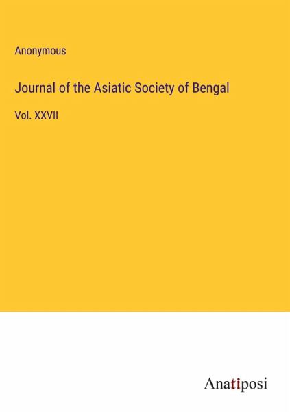 Journal of the Asiatic Society of Bengal