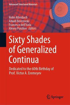Sixty Shades of Generalized Continua (eBook, PDF)