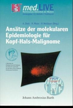 Ansätze der molekularen Epidemiologie für Kopf-Hals-Malignome, 1 CD-ROM