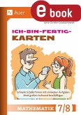 Ich-bin-fertig-Karten Mathematik Klassen 7-8 (eBook, PDF)
