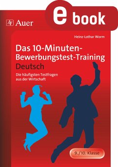 Das 10-Minuten-Bewerbungstest-Training Deutsch (eBook, PDF) - Worm, Heinz-Lothar