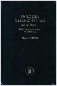 Philodem, Geschichte der Akademie - Fleischer, Kilian Josef