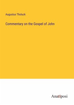 Commentary on the Gospel of John - Tholuck, Augustus