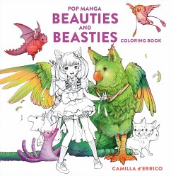 Pop Manga Beauties and Beasties Coloring Book - D'Errico, Camilla