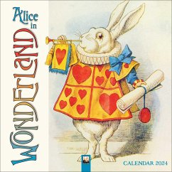 Alice in Wonderland Wall Calendar 2024 (Art Calendar) - Flame Tree Publishing