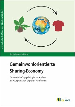 Gemeinwohlorientierte Sharing Economy - Eisele, Sonja
