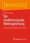 Die eindimensionale Wellengleichung (eBook, PDF)