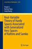 Real-Variable Theory of Hardy Spaces Associated with Generalized Herz Spaces of Rafeiro and Samko (eBook, PDF)