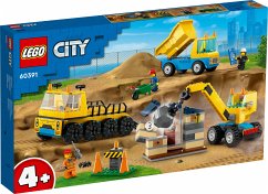 LEGO® City 60391 Baufahrzeuge und Kran mit Abrissbirne