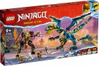 LEGO® NINJAGO 71796 Kaiserliches Mech-Duell gegen den Elementardrachen