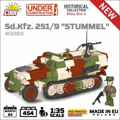 COBI Historical Collection 2283 - SD.KFZ.251/9 Halbkettenfahrzeug Stummel,