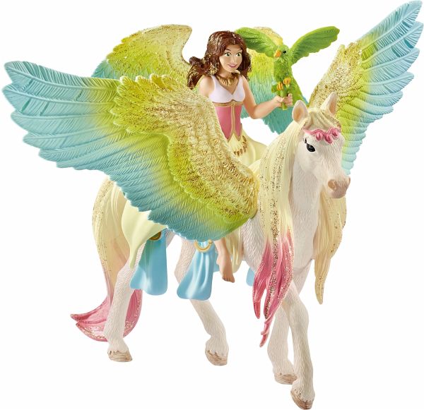 Schleich 70566 - Bayala, Surah mit Glitzer-Pegasus