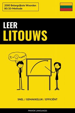 Leer Litouws - Snel / Gemakkelijk / Efficiënt (eBook, ePUB) - Pinhok Languages