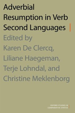 Adverbial Resumption in Verb Second Languages (eBook, ePUB)
