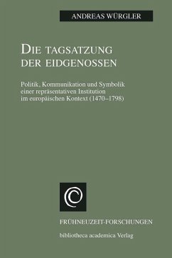 Cover Die Tagsatzung der Eidgenossen (eBook, PDF)
