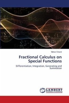 Fractional Calculus on Special Functions - Chand, Mehar