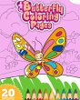 Cute Butterfly Coloring Book For Kids - Bild 1