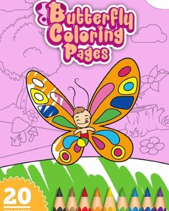 Cute Butterfly Coloring Book For Kids - Press, Fun Printing