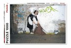 Banksy - Zimmermädchen - 1000 Teile Puzzle