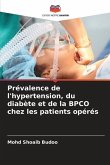 Prévalence de l'hypertension, du diabète et de la BPCO chez les patients opérés