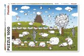 Gunga - Schafe im Paradies - 1000 Teile Puzzle