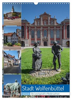 Stadt Wolfenbüttel (Wandkalender 2024 DIN A3 hoch), CALVENDO Monatskalender