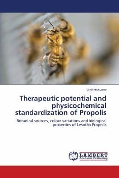 Therapeutic potential and physicochemical standardization of Propolis