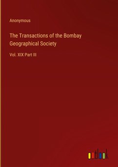 The Transactions of the Bombay Geographical Society