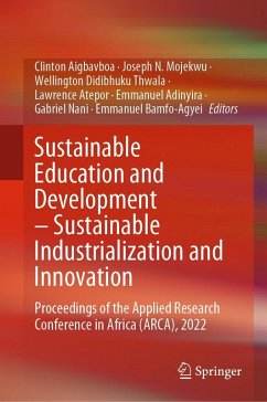 Cover Sustainable Education and Development - Sustainable Industrialization and Innovation (eBook, PDF)