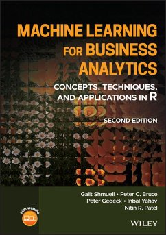 Machine Learning for Business Analytics (eBook, PDF) - Shmueli, Galit; Bruce, Peter C.; Gedeck, Peter; Yahav, Inbal; Patel, Nitin R.