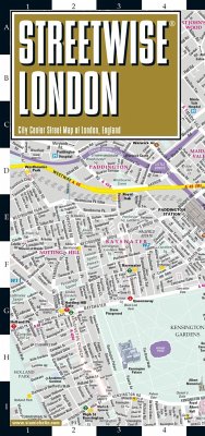 Streetwise London Map - Laminated City Center Street Map of London, England - Michelin