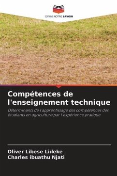 Compétences de l'enseignement technique - Lideke, Oliver Libese;Njati, Charles ibuathu