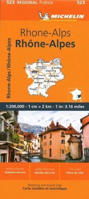 Rhone-Alps - Michelin Regional Map 523 - Michelin