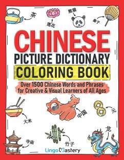 Chinese Picture Dictionary Coloring Book - Lingo Mastery