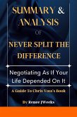 Summary and Analysis of Never Split the Difference: (eBook, ePUB)