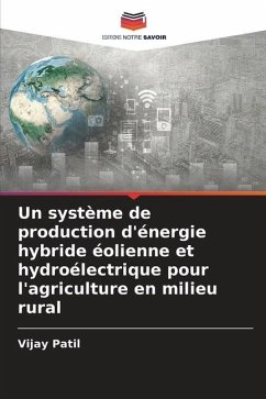 Un système de production d'énergie hybride éolienne et hydroélectrique pour l'agriculture en milieu rural - Patil, Vijay