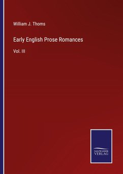 Cover Early English Prose Romances