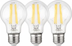 Philips LED Lampe E27 3er Set 75W 2700K Filament