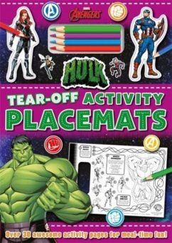 Marvel Avengers Hulk: Tear-Off Activity Placemats - Marvel Entertainment International Ltd