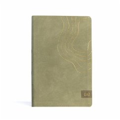 CSB (In)Courage Devotional Bible, Sage Leathertouch, Indexed - (In)Courage; Csb Bibles By Holman