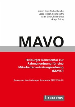 Handbuch MAVO-Kommentar - Beyer, Norbert;Gescher, Norbert;Joussen, Jacob