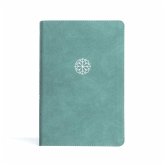 CSB Personal Size Giant Print Bible, Earthen Teal Leathertouch