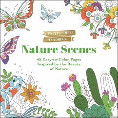 Pretty Simple Coloring: Nature Scenes - Adams Media