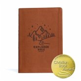 CSB Explorer Bible for Kids, Brown Mountains Leathertouch, Indexed