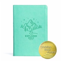 CSB Explorer Bible for Kids, Light Teal Mountains Leathertouch - Csb Bibles By Holman