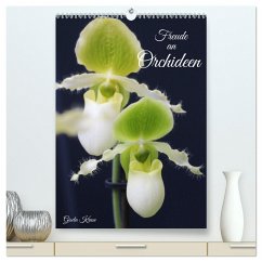 Freude an Orchideen (hochwertiger Premium Wandkalender 2024 DIN A2 hoch), Kunstdruck in Hochglanz
