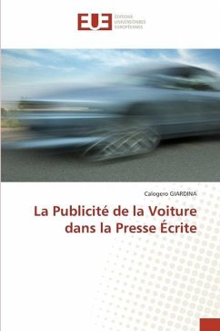 La Publicité de la Voiture dans la Presse Écrite - GIARDINA, Calogero