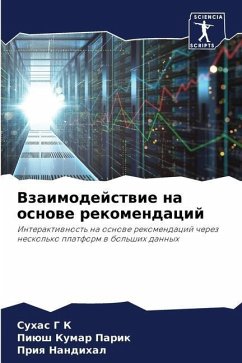 Vzaimodejstwie na osnowe rekomendacij - G K, Suhas;Kumar Parik, Piüsh;Nandihal, Priq